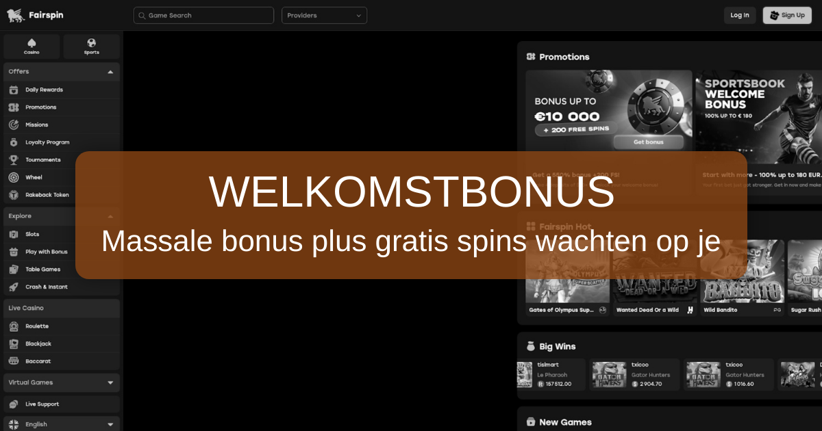 Fairspin Casino Nederland